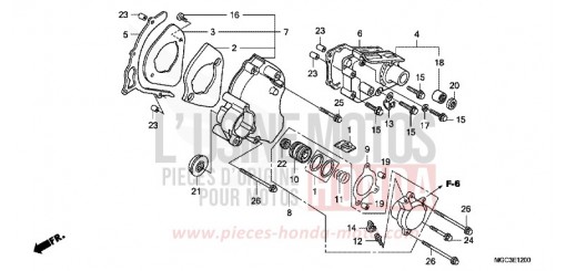 PANNEAU ARRIERE GAUCHE CB1100AD de 2013